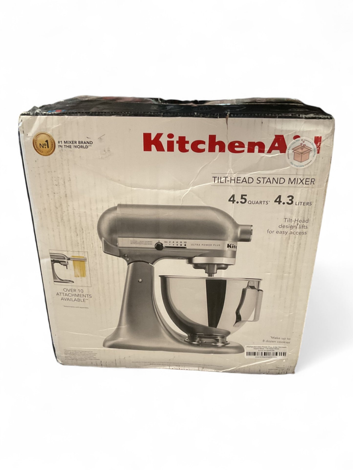 KitchenAid Ultra Power Plus 4.5qt Tilt-Head Stand Mixer: Tilt-Head Mixer